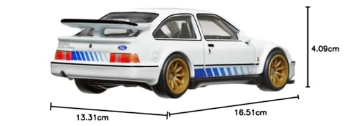 Image of Hot Wheels Premium Car Collectors Edition Premium Limited Release die-cast Metal Body car 1:64 Scale | No-Restock Gift Model for Boys & Racing Fans (87 Ford Sierra Cosworth)