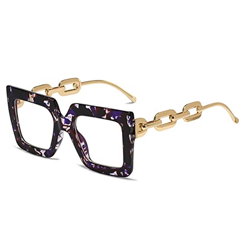 Lunettes anti fatigue oculaire pour femme grand cadre carré