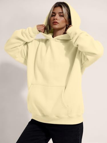 Image of Trendy Queen Women Oversized Hoodies Fall Outfits | Gentle Skin Feel, Aesthetic Drop Shoulder, Large Kangaroo Pocket, Seamless Daily Outfit Match