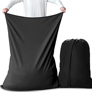 Aiqinu Vanyo Wäschesack Schwarz 2 Stück