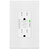TG 15A GFCI Outlet, Tamper-Resistant GFI Receptacle with Self-Test, LED Indicator, ETL Listed, Anti-Interference (No-False-Trip) Protection, Screwless Wall Plate Included, White, 1 Pack