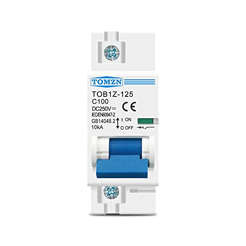 MCB 80A 100A 125A disjoncteur courant continu DC 250V pour solaire