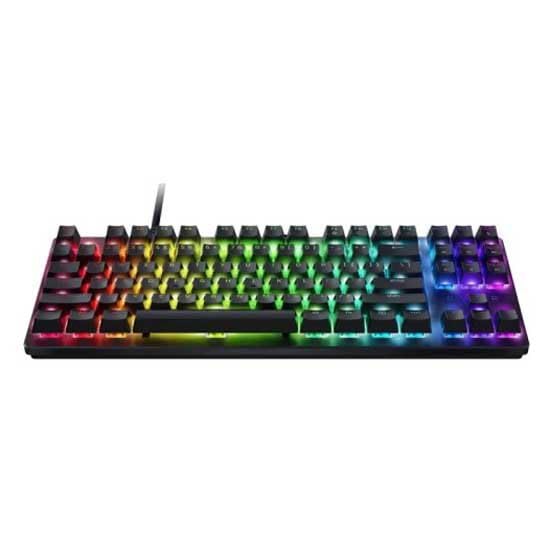 RazerHuntsman V3 X Tenkeyless (Purple Switch) Optical Keyboard for Esports (No Numeric Keypad, Fully Programmable Keys with RGB Technology) QWERTY ES Design (Black)