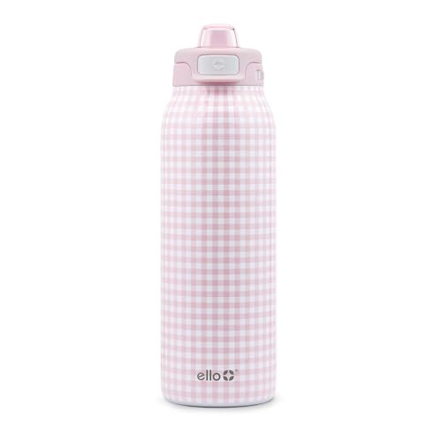 Ello Pop & Fill 32oz Stainless Steel Water Bottle with...