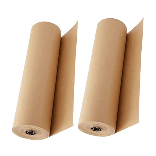 Anneome 2 Papel Kraft para Envoltura Rollo para Embalaje Decoración de Flores