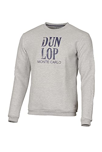 Dunlop Sports Dunlop Essential Round Neck Sweatshirt Grey Sudadera, Gris, Small Unisex Adulto Cover