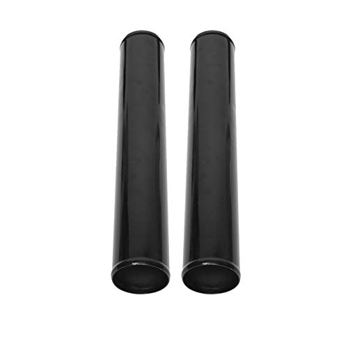 8PCS Universal Aluminum 3 Inch Intercooler Piping U-Pipe Black Kit & T-Bolt Clamps & Black Coupler (3 Inch)