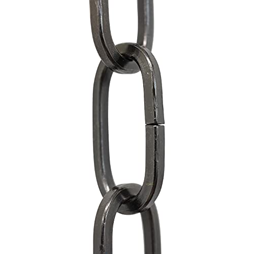 Image of RCH Hardware CH-S62-45-GUN-10 Steel Chandelier Chain, Gunmetal (10 Feet)
