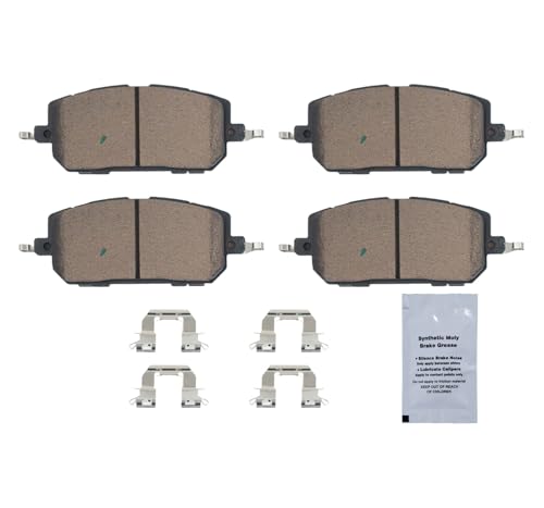 Image of HUSCH Front Ceramic Brake Pads Kit Fit For Mazda CX-50, For MX-30 EV | Clean Wheels, Quiet, Short Braking Distance, Responsive Braking, Long Service Life, for Various Weather, Road Performance