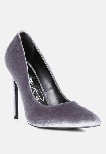Janessa Velvet Stiletto Heel Pumps3