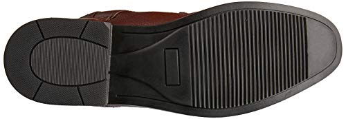 Rhinegold Elite Luxus Reitstiefel aus braunem Leder – weiches Leder, bequeme Passform, elastische Schnürung vorne, Damen-Reitstiefel mit durchgehendem Reißverschluss hinten