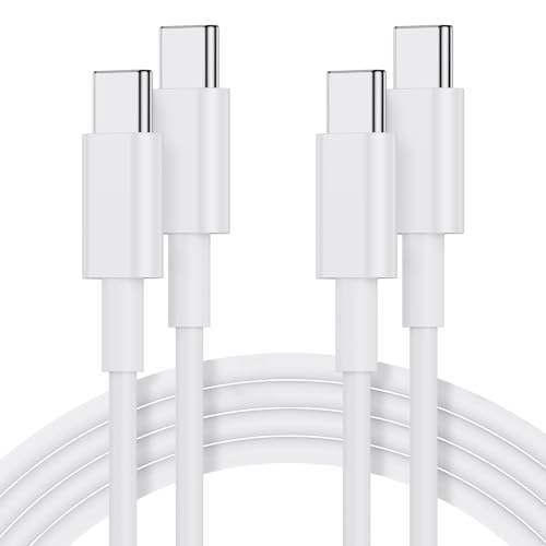 Ofuca USB C to USB C Charger Cable, 60W 2PACK 1M/3FT Type C to Type C Fast Charging USBC Cable Compatible with iPhone 16 15 Pro, Galaxy S24/S23, iPad Pro/Air, MacBook Pro 2020