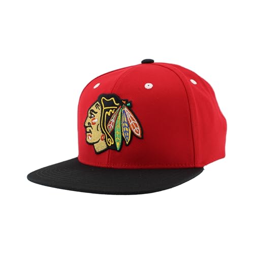 Image of ZHATS NHL Unisex-Adult NHL Officially Licensed Adjustable Snapback Hat Flat Bill Z11 Icon Two Color