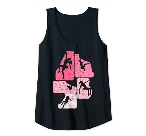 Klettern Kletterer Bergsteigen Bouldern Damen Mädchen Tank Top