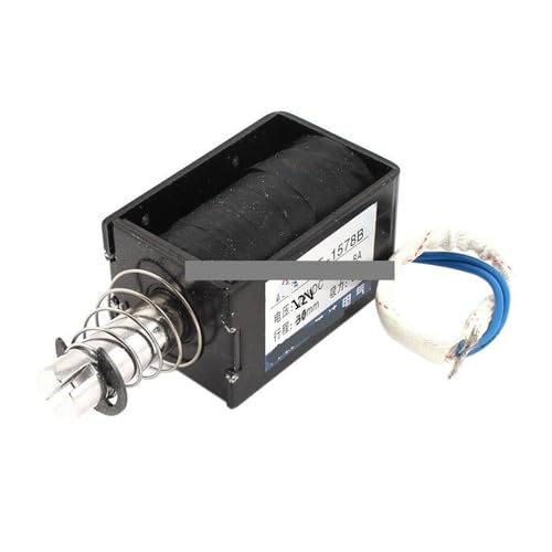 QWZTAEOZA 1�� JF-1578B DC 12V 5Kg 30mm �I�[�v���t���[�� �v�b�V���v�� �\���m�C�h�d����