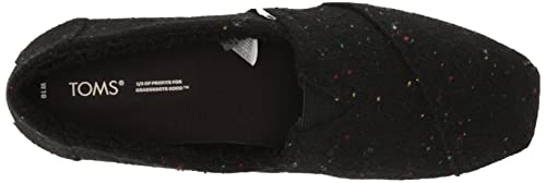 Toms Women's Alpargata Repreve Loafer Flat, Black Speckled, 10 #TOP4