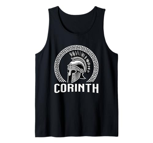 Corinth Ancient Greece Corinthian Hoplite Helmet Tank Top
