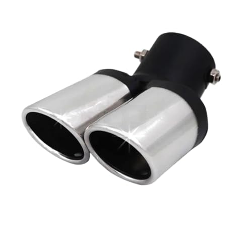 Tubo de escape doble curvo de acero inoxidable para Toyota Prius 2009-2012