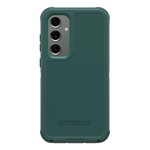 OtterBox Samsung Galaxy S24 FE (Only) - Defender Series Case - Get Your Greens - Case Only - Rugged & Durable - with Port Protection - Microbial Defense Protection