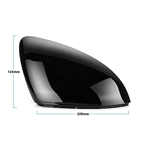 Remplacement coque rétroviseur cassée Golf 7 Touran noir - 5