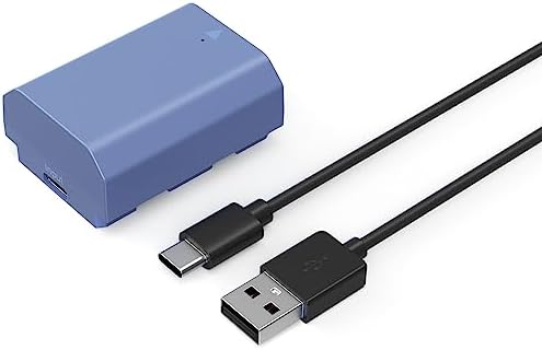 SMALLRIG NP-FZ100 2400mAh Bateria Aparatu dla Sony A7R V/A7S III, Akumulator do Aparatu z Szybkim ładowaniem USB-C 2.5H dla Sony Alpha A7R IV, A7R III, A7 III, A7C, A6600, A6700-4265