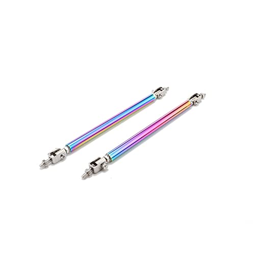 2Pcs Car Adjustable Colorful 7.87"-13" Front Lip Strut Rod Bumper Splitter Universal Tie Support Bars #TOP1