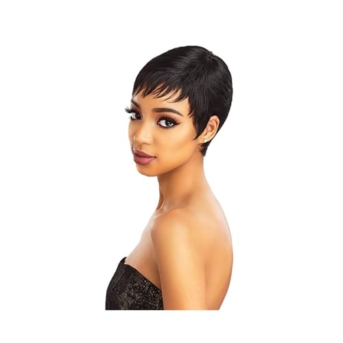 x3anggyt5 Women Short Human Hair Wigs for Women Short Human
