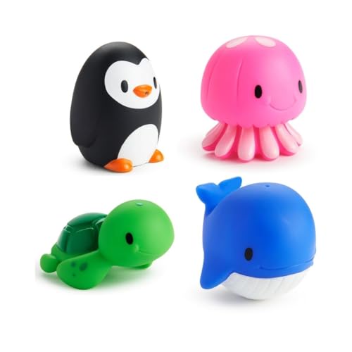 Munchkin Bath Toy Squirts, Ocean Sea Animal | 9 Months and Up | 16 Pack | For Babies and Toddlers - Thumbnail 4