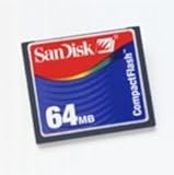 Tamaño del paquete: 1 unidad Tarjeta de Sandisk 64MB Compact Flash