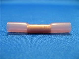Red 22-18 Gauge Heat Shrink Butt Connectors 100 pieces. by Connector Supply