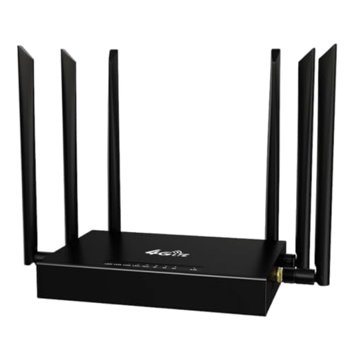 Image of WiFi Router Wireless Internet 6 - Omnidirectional Antennas Smart WiFi Plug | Unlimited Satellite Internet Plug Play for Laptop, Cell | Phone, TV, Urban, Rural, Desert WiFi Router Wireless Internet 6