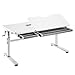 Produktbild HOKO® Ergo-Study-Table COMPAKT Plus Kinderschreibtisch Weiß, ELIN, Manuell höhenverstellbar Kinder- und Jungendschreibtisch mit Neigung Einstellbarer Tischplatte, Größe von 120 x 60 cm