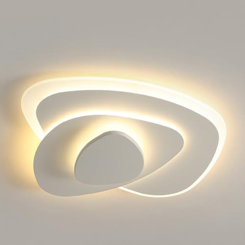 Lustre de lampe de forme créative minimaliste plafonnier LED 50cm