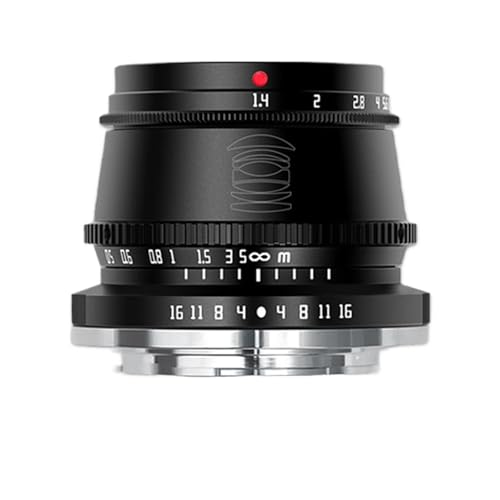 lens, APS-C 35mm F1.4 ����a�|�[�^�u���J���������Y�A�݊���������܂�Sony E A7RIII Nikon ZFC Fujifilm �}�E���g�ɑΉ�,for camera(RF,BLACK)