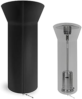 UKEER Patio Heater Cover Waterproof Mushroom Patio Heater Outdoor Protective Cover, Black (48 x 85 x 226 cm)
