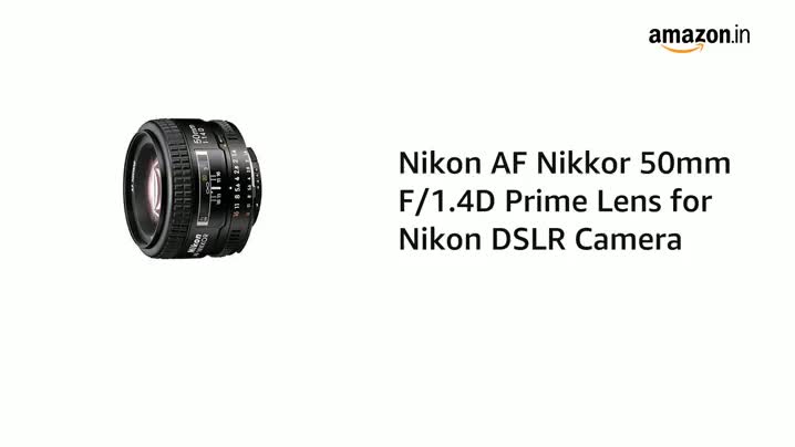 Nikon AF NIKKOR 50mm f1.4D 良品 Nikon AF NIKKOR 50mm f/1.4D Lens: Buy Online at Best Price in