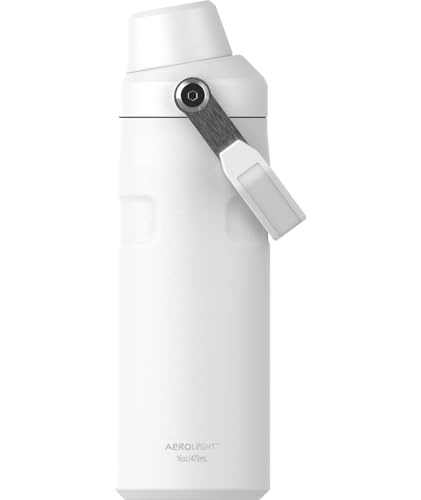 Stanley IceFlow Fast Flow Water Bottle 16 oz | Angled Spout Lid | Lightweight and Leakproof for Travel and Sports | Insulated Stainless Steel | BPA-Free | Frost