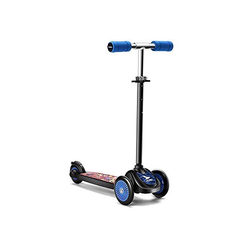 Patinete Monster 3 Rodas Guid�o Ajust�vel Suporta at� 35Kgs +3 Anos Preto Atrio - ES273