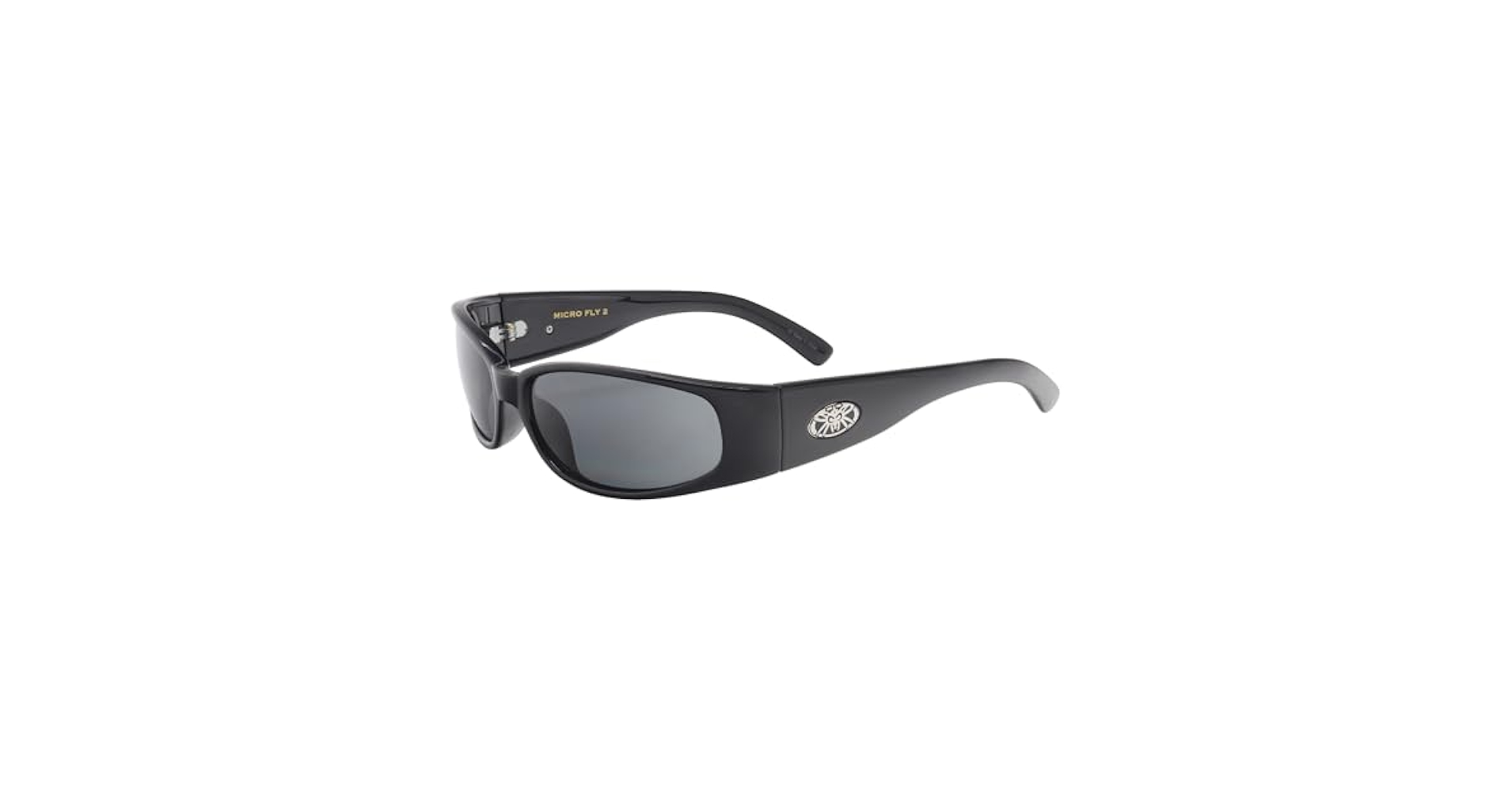 Black Flys ブラックフライ　マイクロフライII Black Flys Micro Fly 2 Wraparound (Crystal Gray w/Smoke Lens