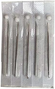 Shuiniba 14G 10 Pieces Body Ear Navel Nose Lip Nipple Piercing Needles