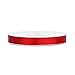 Produktbild DaLoKu Satinband 6/12/25/38/50/100mm x 25m Geschenkband Schleifenband, Größe: 6mm x 25m, Farbe: Rot