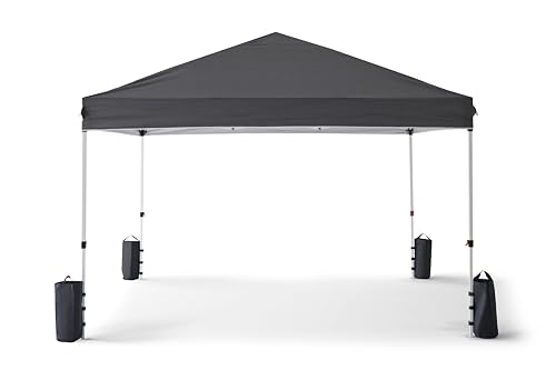 KG KITGARDEN - Carpa Plegable 3x3m con Diseño Pop Up, Incluye Piquetas y Bolsa de Transporte, Gris