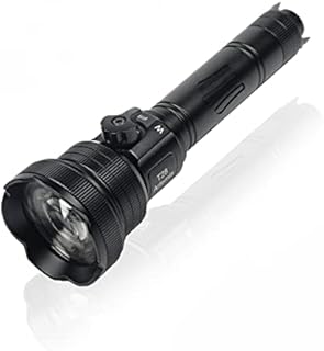 Brinyte T28-IR Infrared Hunting Light with IR850 IR940 and White LED Lamps, Zoomable Predator Flashlight with Remote Pressure Switch for Coyote Hog Deer Coon Hunting