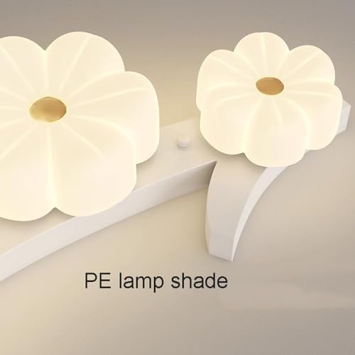 Moderna lámpara de techo empotrada para techos bajos con tres luces florales 5