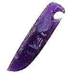 Purple Amethyst Crystal Glass Knife Crystal Daggers Gifted obsidian Stone Knives Lava Blade Flint Hand Knapped 5.5-6' Inches