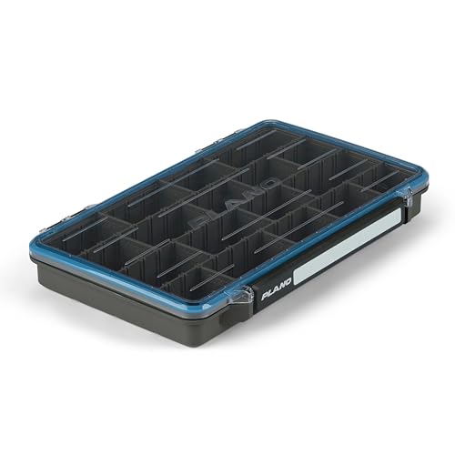 Plano StowAway 3700 Waterproof Stow Tackle Box, IPX7 Waterproof, with Rustricor, Single Latch Design, Transparent DuraView Lid, Stackable Storage for Fishing Bait, Lures and Gear - Image 4