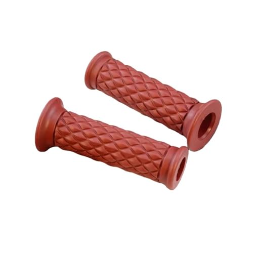 Poignées de guidon moto 22mm caoutchouc rétro pour quad ATV et moto tout-terrain
