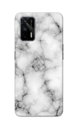 Image of Light White Marble Texture Natural Pattern Hard Back Case Cover for Realme GT 5G, Realme Q3 Pro 5G Back Cover -(J5) VNS2230