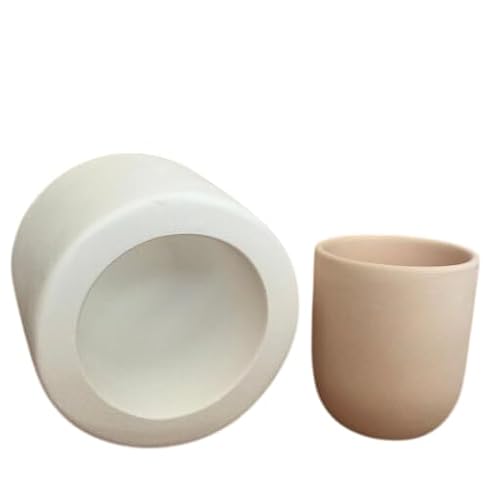 Handleless Cup Plaster Mold for Slip Casting – Cylindrical Shape EK059