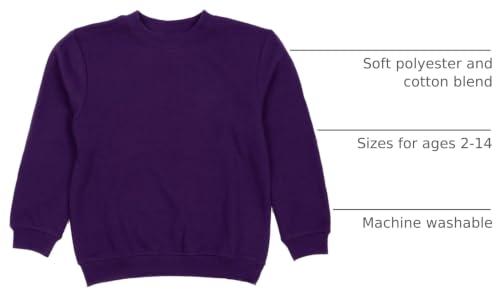 Image of Leveret Long Sleeve Sweatshirt Boys Girls Kids & Toddler Soft & Durable Boy's & Girl's Clothes (Size 2-14 Years)